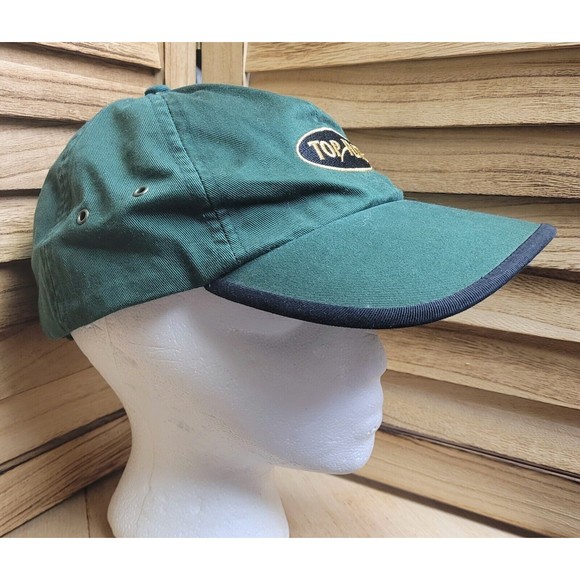Top Flite Hat Cap strap back adjustable golf cap green embroidered - Picture 8 of 12